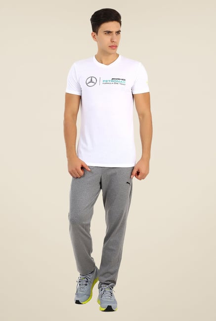 Puma White Logo Print T Shirt Puma White Logo Print T Shirt