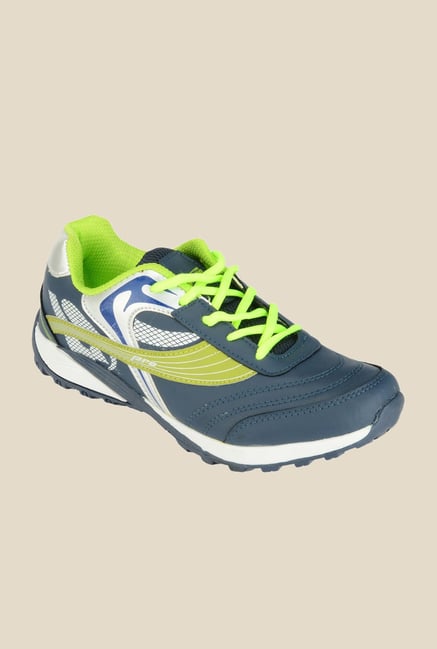 Khadim's Pro Grey & Green Running Shoes Khadim's Pro Grey & Green Running Shoes