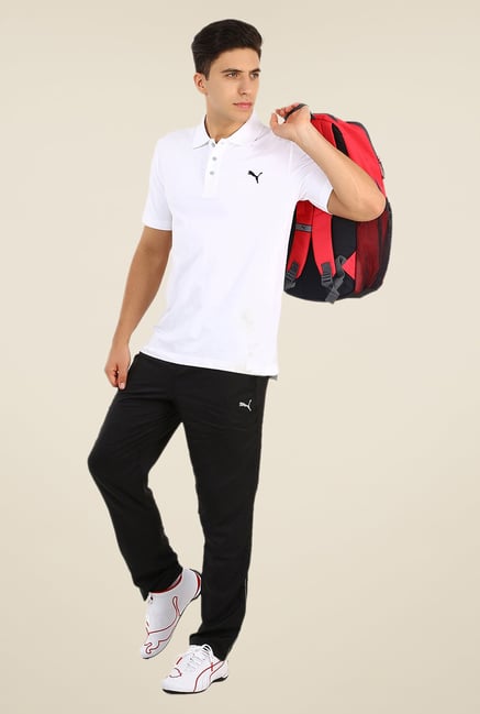 Puma White Polo T Shirt Puma White Polo T Shirt