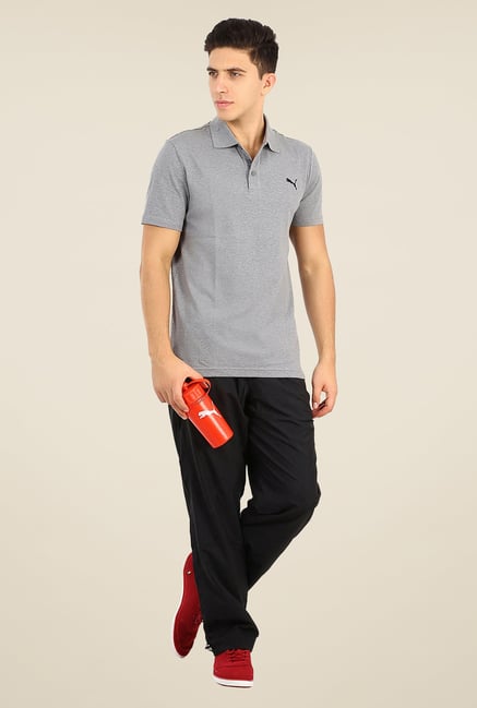 Puma Grey Polo T Shirt Puma Grey Polo T Shirt
