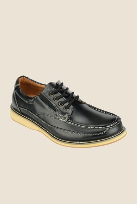 Khadim's Lazard Black Derby Shoes Khadim's Lazard Black Derby Shoes