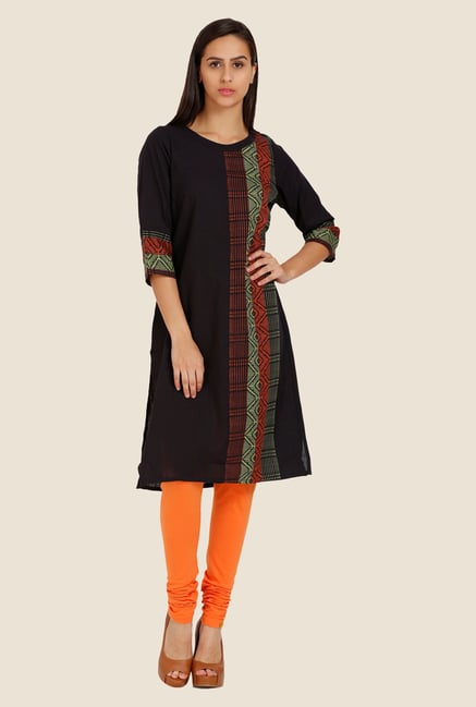 Aurelia Black Printed Kurta Aurelia Black Printed Kurta