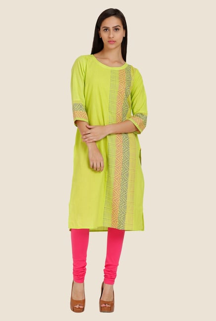 Aurelia Green Printed Kurta Aurelia Green Printed Kurta