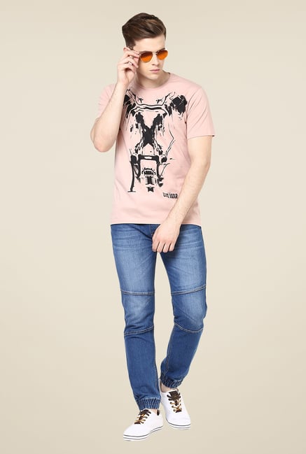 Yepme Marvel Civil War Pink Graphic Printed T Shirt Yepme Marvel Civil War Pink Graphic Printed T Shirt