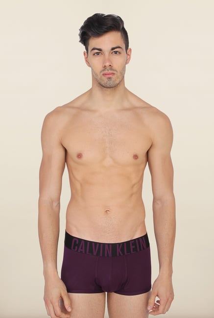 Calvin Klein Dark Purple Trunks Calvin Klein Dark Purple Trunks