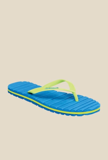 Solethreads Candy Aqua Blue & Lime Flip Flops Solethreads Candy Aqua Blue & Lime Flip Flops