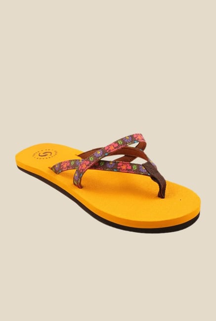 Solethreads Crimson Burgundy & Orange Flip Flops Solethreads Crimson Burgundy & Orange Flip Flops