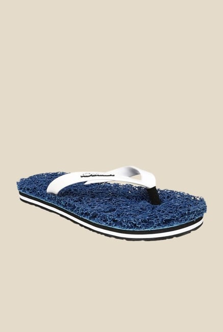 Solethreads Drake White & Royal Blue Flip Flops Solethreads Drake White & Royal Blue Flip Flops