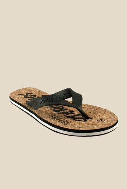 Solethreads Duke Black & Brown Flip Flops Solethreads Duke Black & Brown Flip Flops