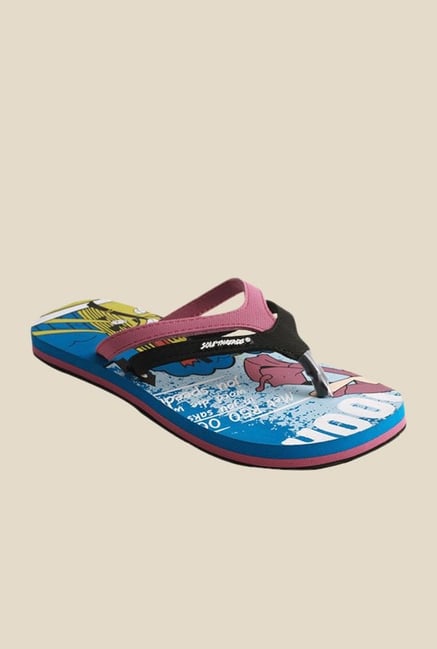Solethreads In Time Black & Pink Flip Flops Solethreads In Time Black & Pink Flip Flops