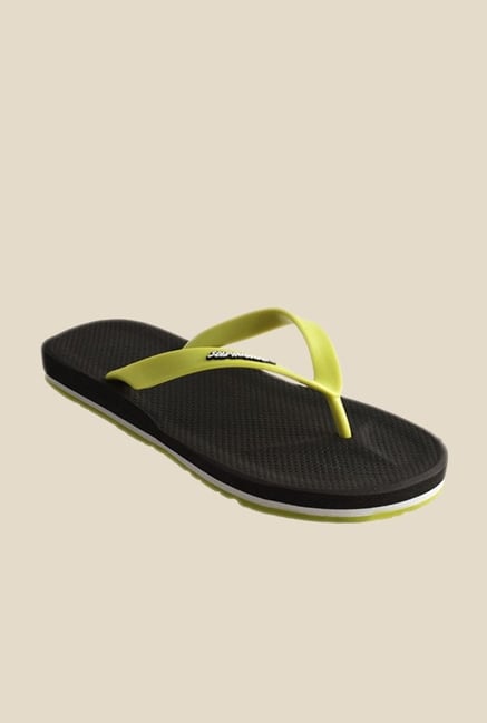 Solethreads Gripster Lime Green & Black Flip Flops Solethreads Gripster Lime Green & Black Flip Flops