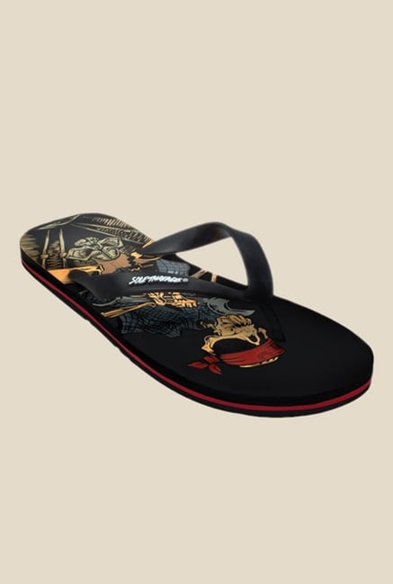 Solethreads Bandana Black Flip Flops Solethreads Bandana Black Flip Flops