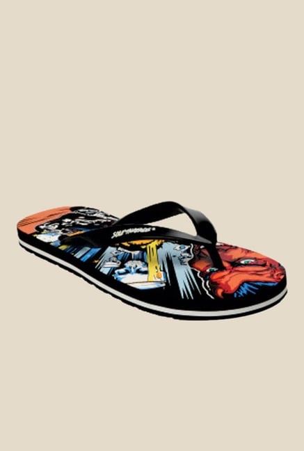 Solethreads Biker Boys Black Flip Flops Solethreads Biker Boys Black Flip Flops