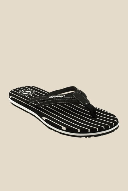 Solethreads Stripes Black Flip Flops Solethreads Stripes Black Flip Flops