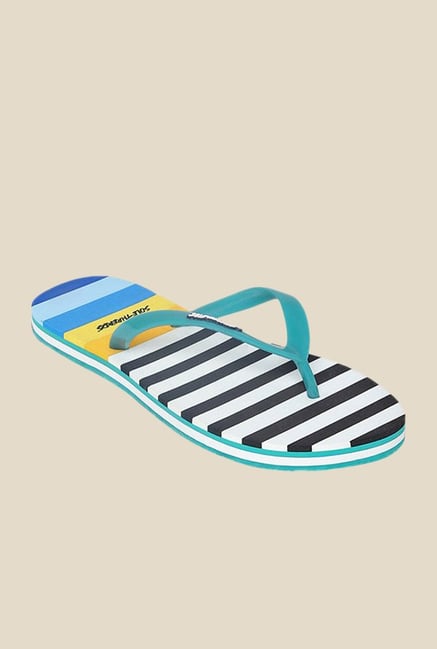 Solethreads Nautica Turquoise & White Flip Flops Solethreads Nautica Turquoise & White Flip Flops