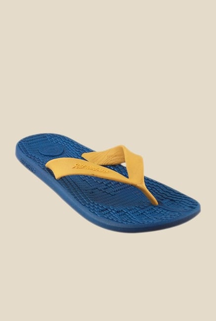 Solethreads Everlast Mustard & Blue Flip Flops Solethreads Everlast Mustard & Blue Flip Flops