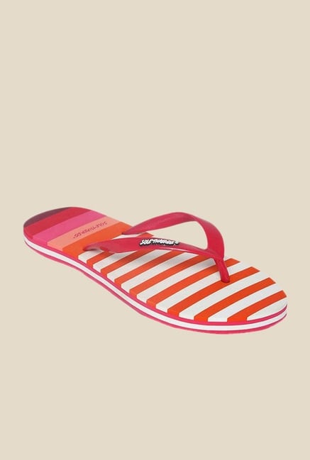 Solethreads Nautica Pink & Orange Flip Flops Solethreads Nautica Pink & Orange Flip Flops