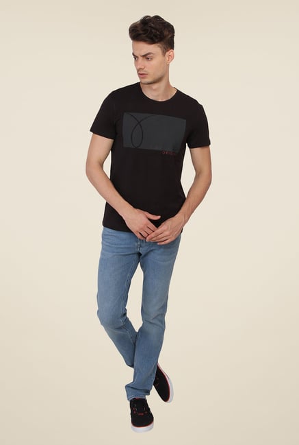 Calvin Klein Black Graphic Print T-Shirt Calvin Klein Black Graphic Print T-Shirt