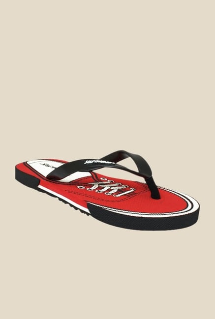 Solethreads Black & Red Flip Flops Solethreads Black & Red Flip Flops