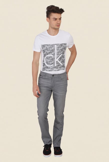 Calvin Klein Grey Skinny Fit Jeans Calvin Klein Grey Skinny Fit Jeans