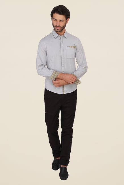 Calvin Klein Grey Striped Shirt Calvin Klein Grey Striped Shirt