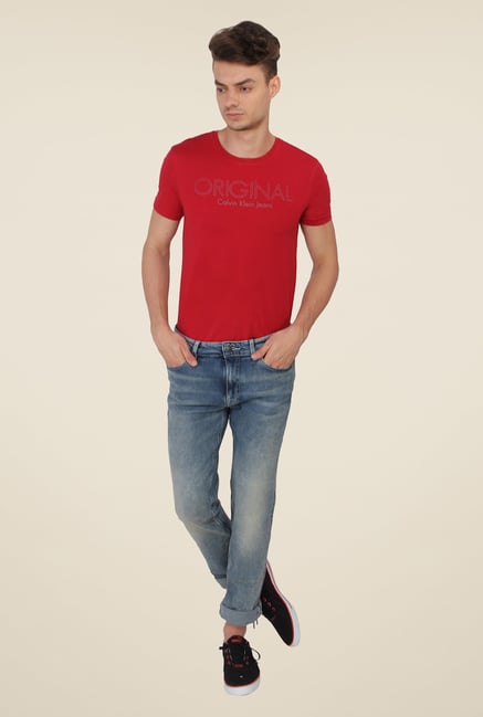 Calvin Klein Blue Heavy Wash Jeans Calvin Klein Blue Heavy Wash Jeans