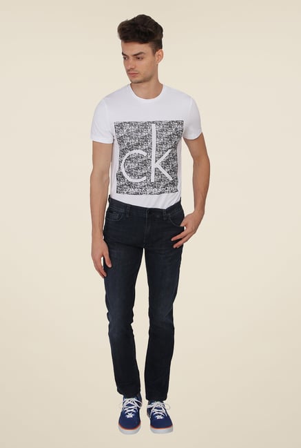 Calvin Klein Blue Light Wash Skinny Fit Jeans Calvin Klein Blue Light Wash Skinny Fit Jeans