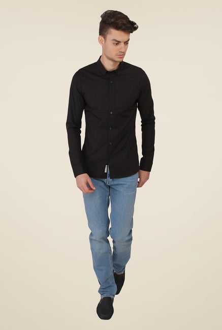 Calvin Klein Black Solid Shirt Calvin Klein Black Solid Shirt