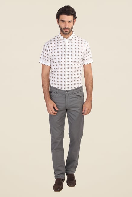 Calvin Klein Grey Raw Denim Solid Jeans Calvin Klein Grey Raw Denim Solid Jeans