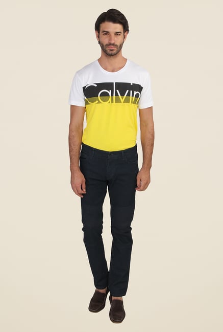 Calvin Klein Navy Solid Jeans Calvin Klein Navy Solid Jeans