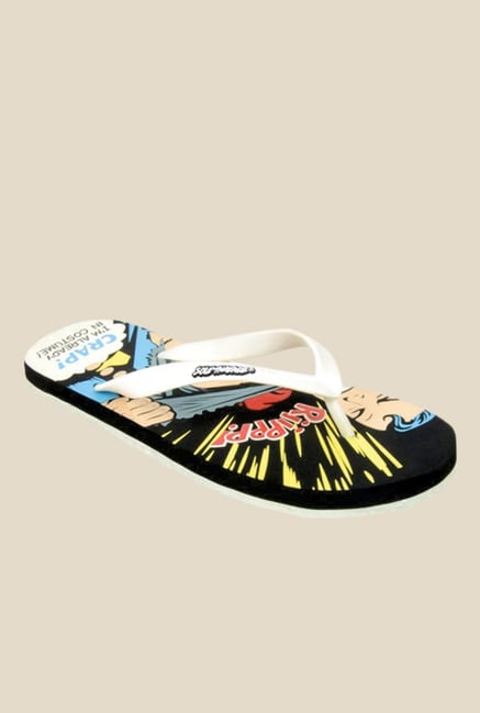 Solethreads Blooper Man White Flip Flops Solethreads Blooper Man White Flip Flops