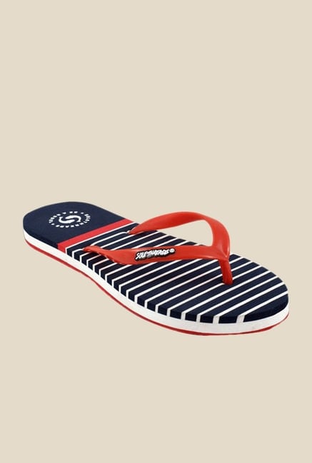 Solethreads Nautica Red & Navy Flip Flops Solethreads Nautica Red & Navy Flip Flops