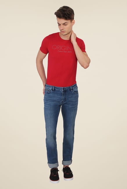 Calvin Klein Blue Light Wash Jeans Calvin Klein Blue Light Wash Jeans
