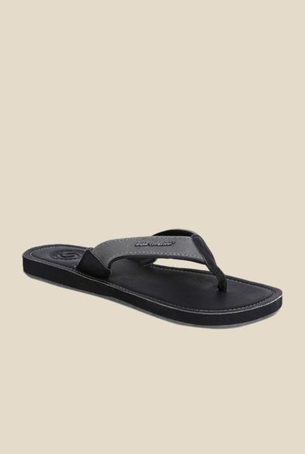 Solethreads Urbane Grey & Black Flip Flops Solethreads Urbane Grey & Black Flip Flops