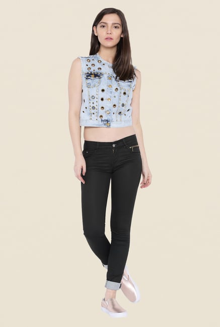 Kraus Black Rinse Washed Denim Jeans Kraus Black Rinse Washed Denim Jeans