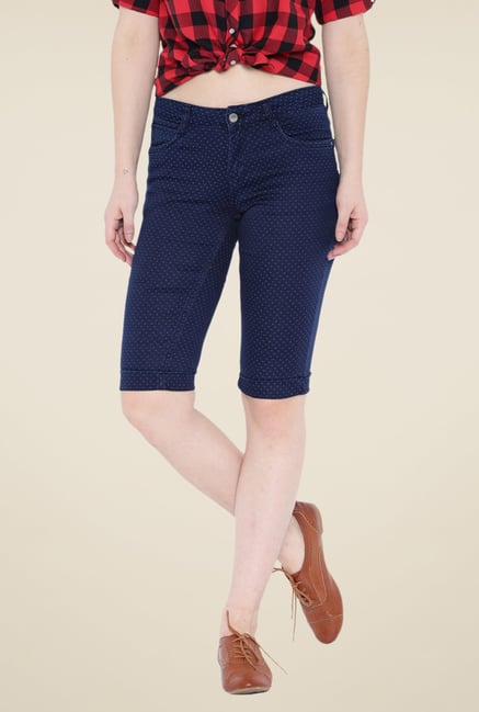 Kraus Dark Blue Denim Capris Kraus Dark Blue Denim Capris
