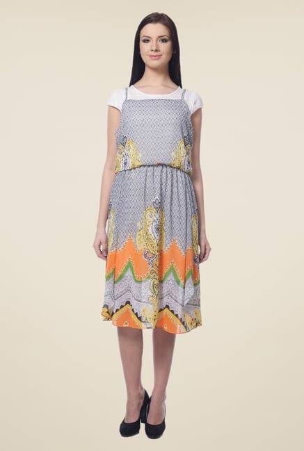 Forever Fashion Multicolor Printed Dress Forever Fashion Multicolor Printed Dress