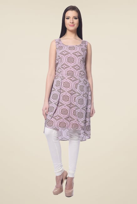 Forever Fashion Pink Printed Tunic Forever Fashion Pink Printed Tunic