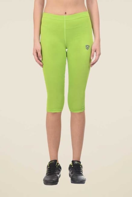 Armr Neon Green Skinny Fit Sports Shorts Armr Neon Green Skinny Fit Sports Shorts