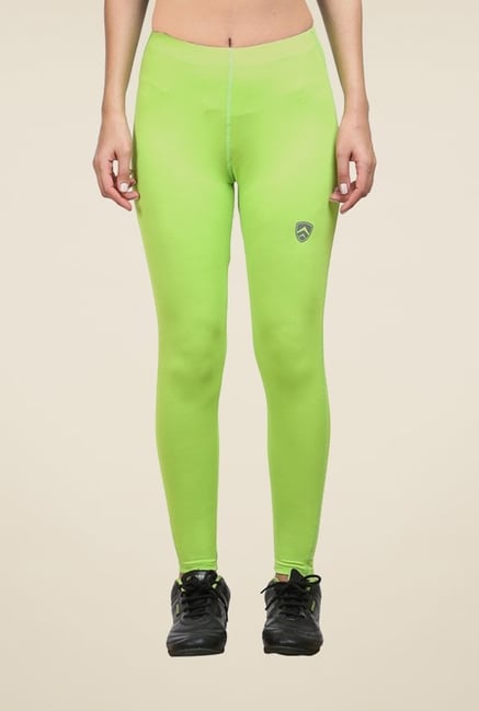 Armr Neon Green Skyn Full Length Tights Armr Neon Green Skyn Full Length Tights