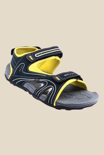 Spunk Kent Navy & Yellow Floater Sandals Spunk Kent Navy & Yellow Floater Sandals