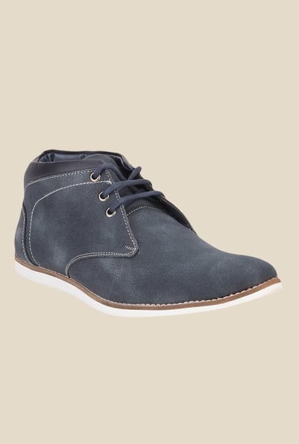 Spunk Jazz Navy Chukka Boots Spunk Jazz Navy Chukka Boots