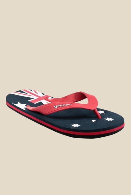Spunk Aussie Red & Navy Flip Flops Spunk Aussie Red & Navy Flip Flops