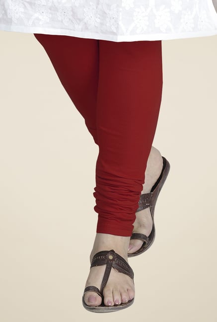 Fabindia Red Solid Churidar Fabindia Red Solid Churidar