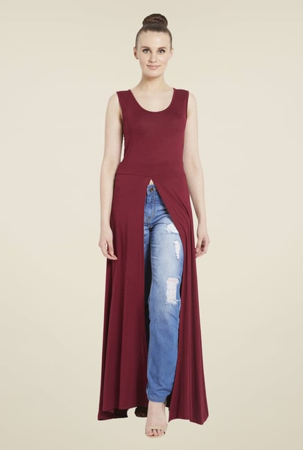 Globus Maroon Solid Top Globus Maroon Solid Top