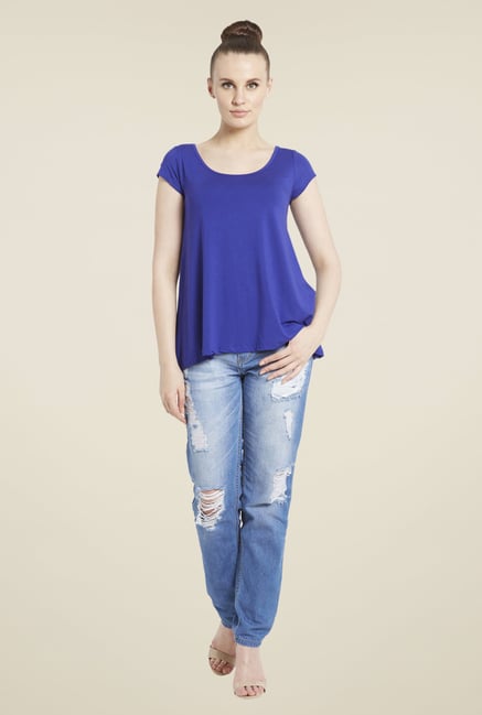 Globus Blue Solid Top Globus Blue Solid Top