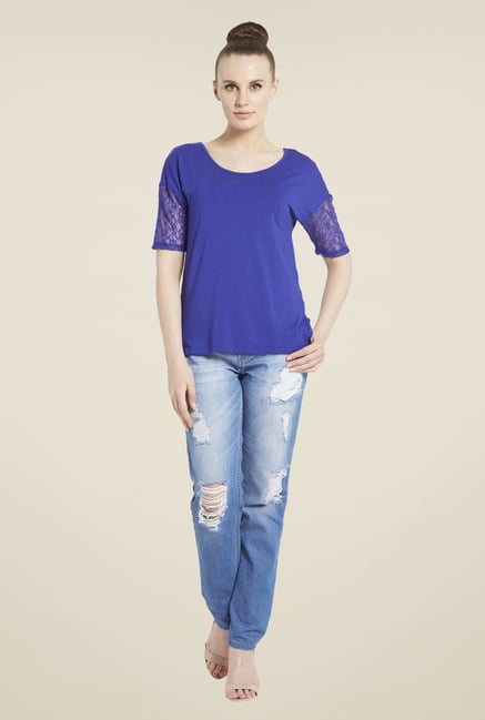 Globus Blue Solid Top Globus Blue Solid Top