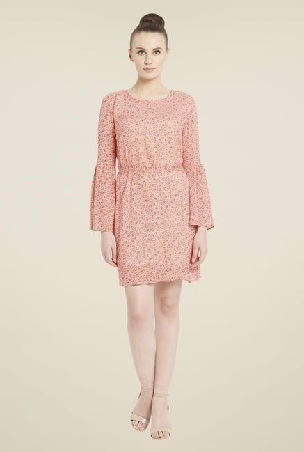 Globus Red Floral Print Dress Globus Red Floral Print Dress