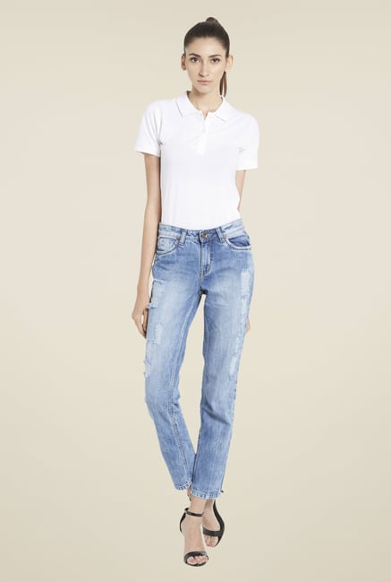 Globus Blue Distressed Jeans Globus Blue Distressed Jeans
