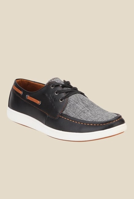Spunk Gusto Grey & Brown Boat Shoes Spunk Gusto Grey & Brown Boat Shoes
